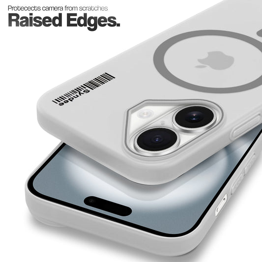 Frosted Sleek Matte Wireless Charging Support Back Cover Case For Apple iPhone 16 With Raised Camera Protection