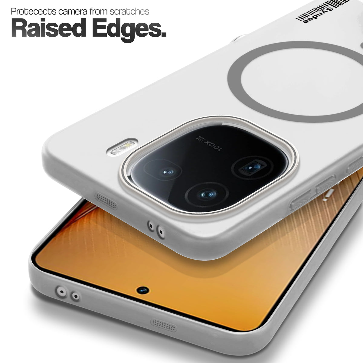 Frosted Sleek Matte With Raised Camera Protection Back Cover Case For iQOO 12 5G