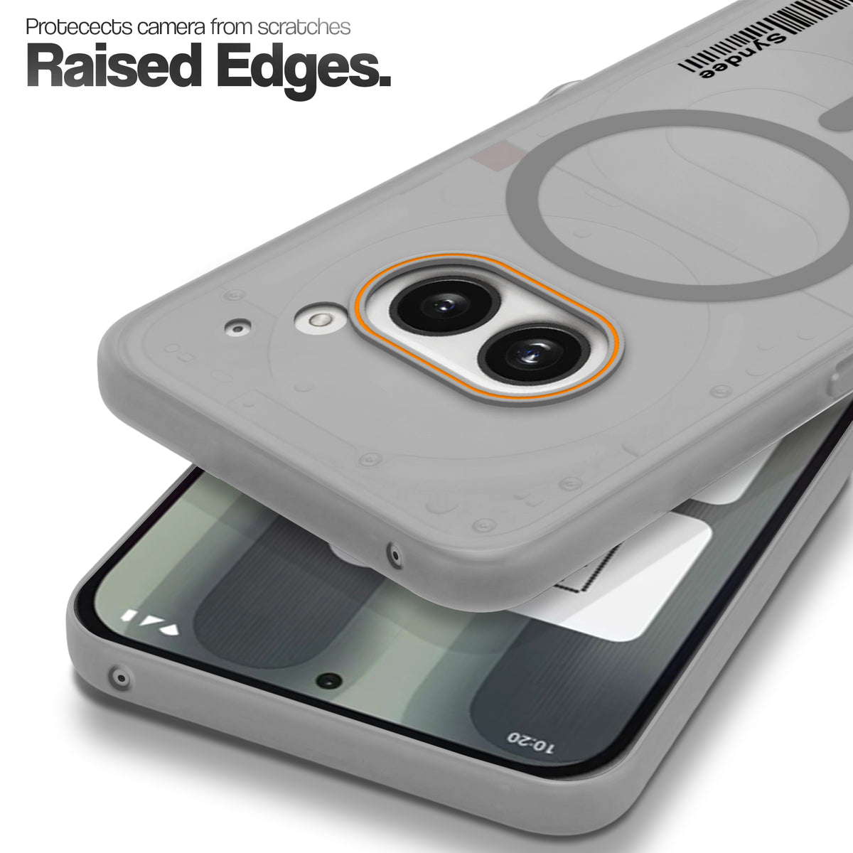 Colourful Frosted Matte With Raised Camera Protection Back Cover Case For Nothing Phone 2A Plus