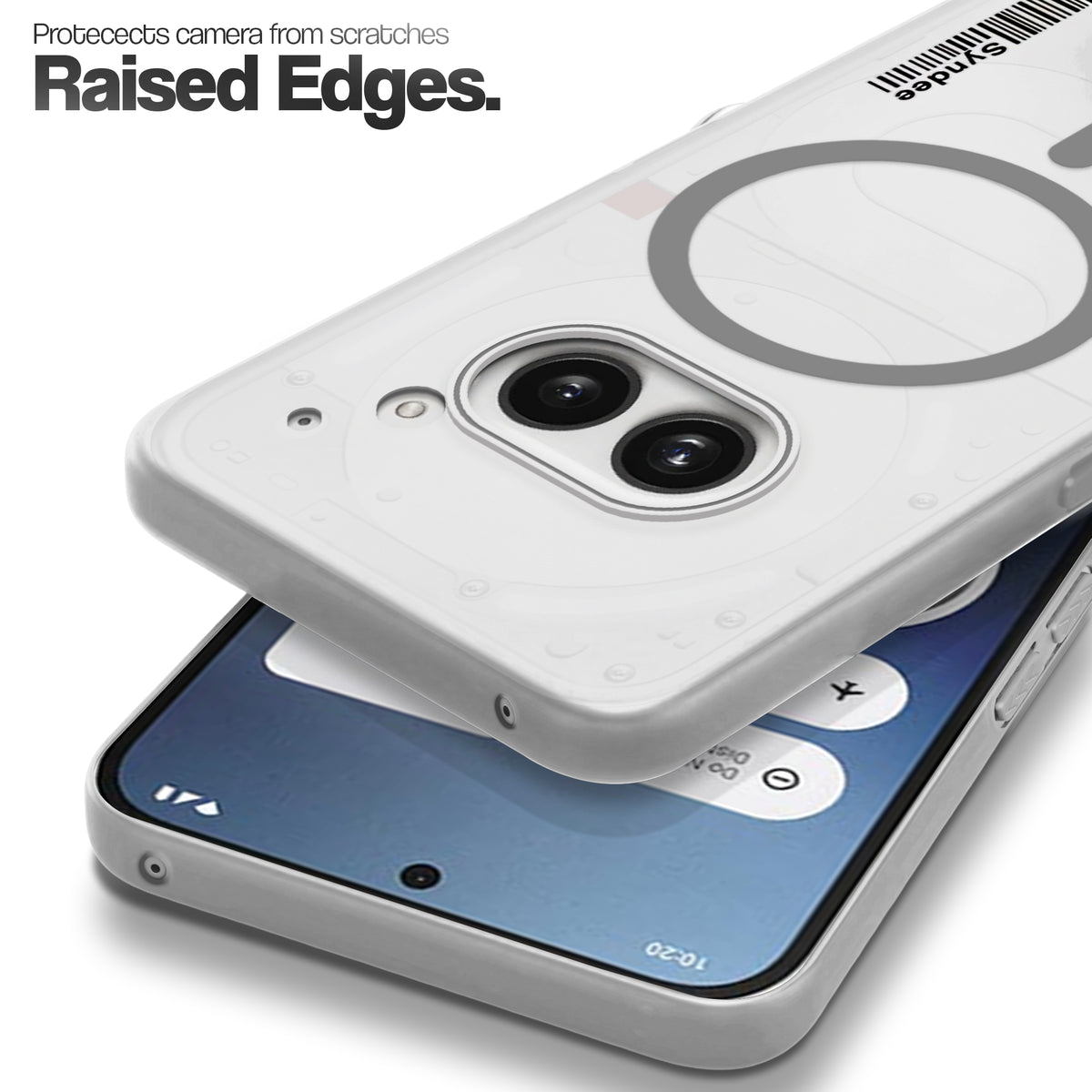 Frosted Sleek Matte Wireless Charging Support Back Cover Case for Nothing Phone 2A With Raised Camera Protection