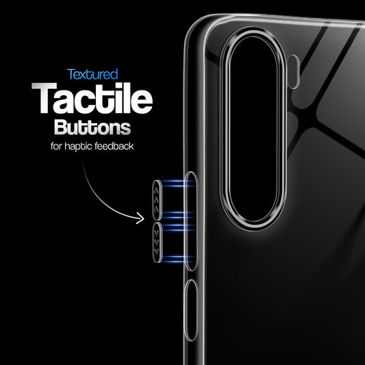 Crystal Clear Anti-Yellow Transparent Back Cover Case With Camera Ring Protection for Realme P4x 5G