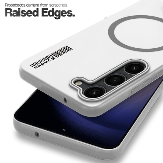 Frosted Sleek Matte Wireless Charging Support Back Cover Case For Samsung S23 5G With Raised Camera Protection