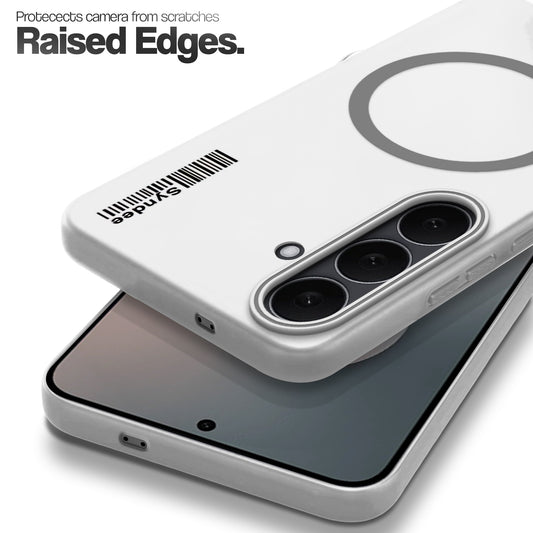 Frosted Sleek Matte Wireless Charging Support Back Cover Case For Samsung S25 FE 5G With Raised Camera Protection