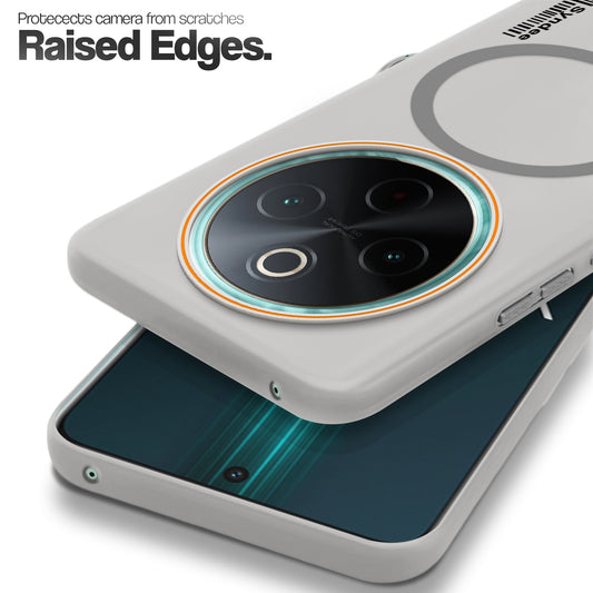 Colourful Frosted Matte With Raised Camera Protection Back Cover Case For Vivo T4 5G