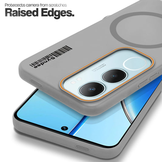 Colourful Frosted Matte With Raised Camera Protection Back Cover Case For Vivo Y29 5G