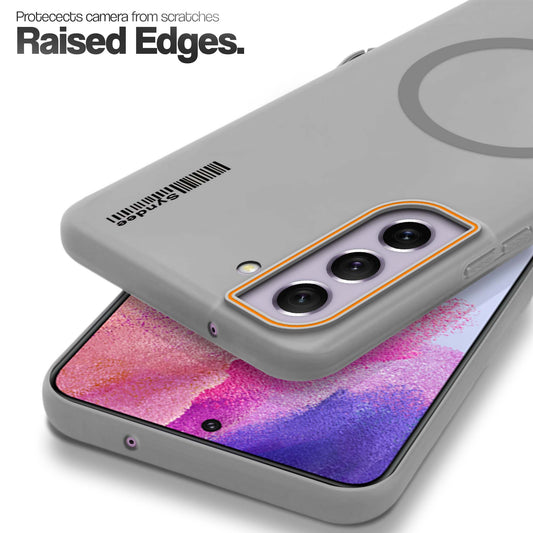 Colourful Frosted Matte Wireless Charging Support Back Cover Case for Samsung S21 FE 5G With Raised Camera Protection