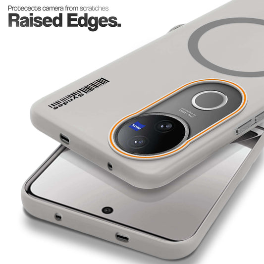 Colourful Frosted Matte With Raised Camera Protection Back Cover Case For Vivo V50 5G