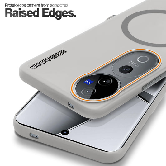 Colourful Frosted Matte With Raised Camera Protection Back Cover Case For Vivo V30e 5G