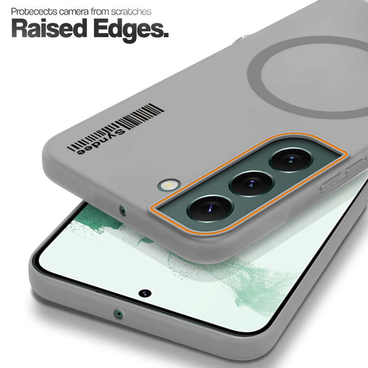 Colourful Frosted Matte Wireless Charging Support Back Cover Case for Samsung S22 Plus 5G With Raised Camera Protection