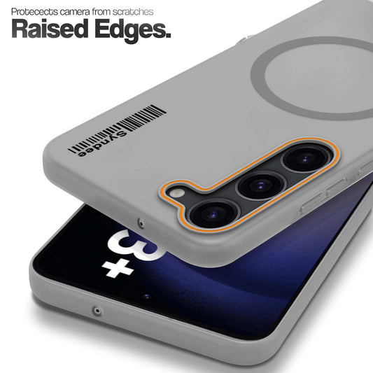 Colourful Frosted Matte Wireless Charging Support Back Cover Case for Samsung S23 Plus 5G With Raised Camera Protection