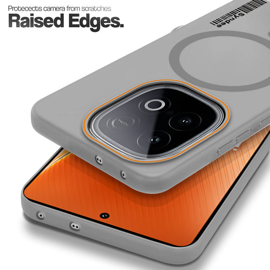 Colourful Frosted Matte With Raised Camera Protection Back Cover Case For iQOO Neo 10 5G