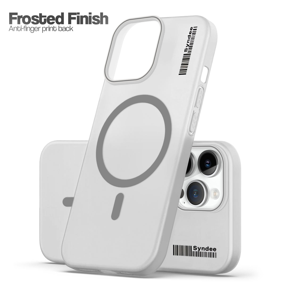 Frosted Sleek Matte Wireless Charging Support Back Cover Case For Apple iPhone 14 Pro Max With Raised Camera Protection