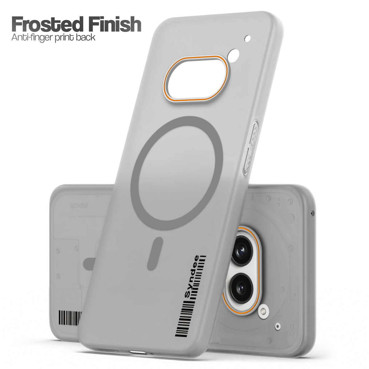 Colourful Frosted Matte With Raised Camera Protection Back Cover Case For Nothing Phone 2A Plus