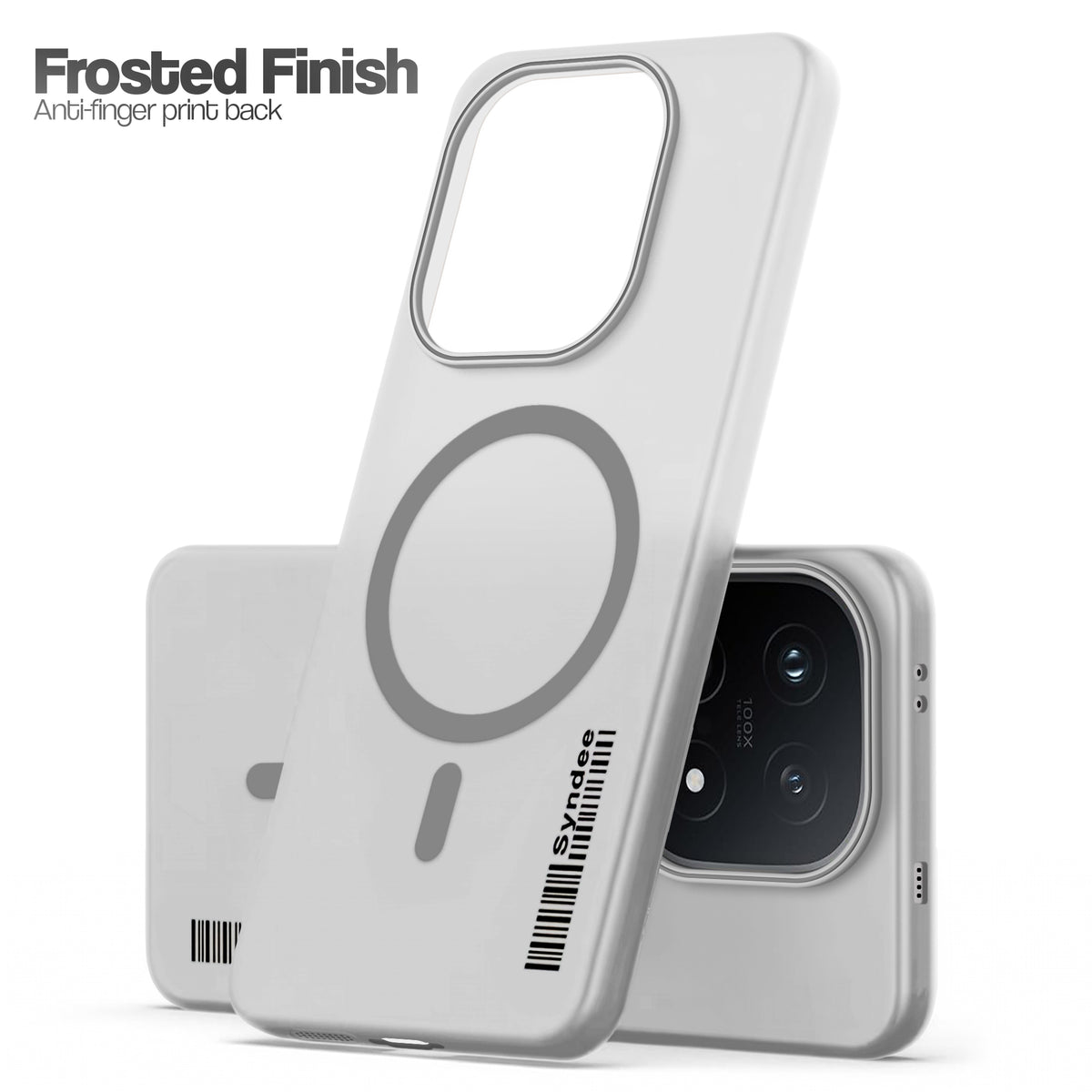 Frosted Sleek Matte Wireless Charging Support Back Cover Case for iQOO 15 5G With Raised Camera Protection