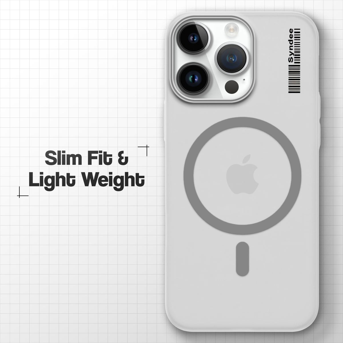 Frosted Sleek Matte Wireless Charging Support Back Cover Case For Apple iPhone 14 Pro Max With Raised Camera Protection