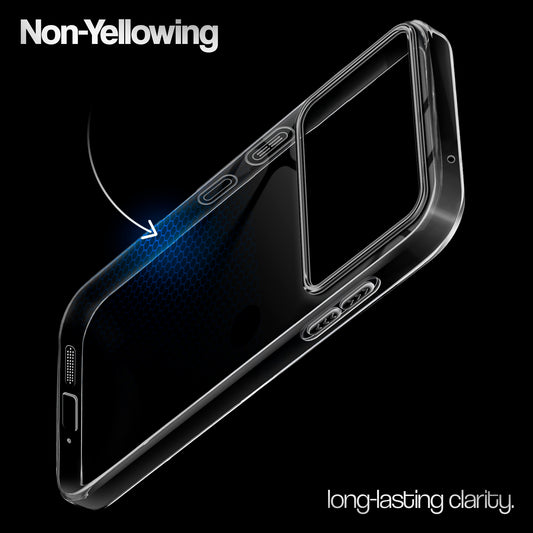 Crystal Clear Anti-Yellow Transparent Back Cover Case With Camera Ring Protection for Nothing Phone 3