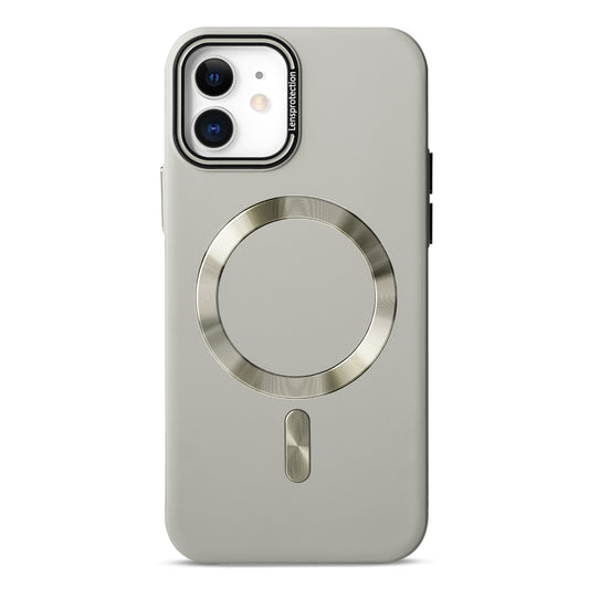 Smooth Silicone Finish Hard Back Wireless Charging Support Compatible Case for Apple iPhone 12 With Camera Protection
