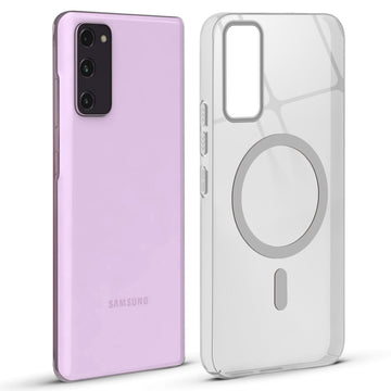 Anti-Yellow Colored Camera Line Case Support Wireless Charging Back Cover For Samsung S20 FE 5G