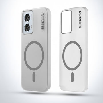 New Elegant Frosted Matte Slim Back With MagSafe Support Back Case For Motorola Edge 50 Fusion 5G