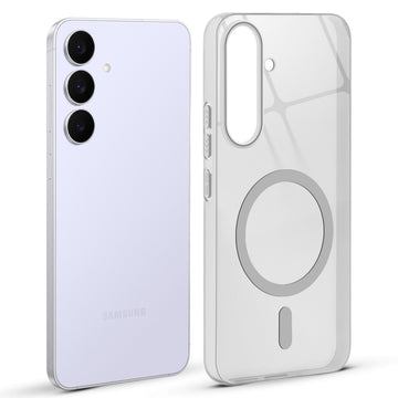 Anti-Yellow Colored Camera Line Case Support Wireless Charging Back Cover For Samsung S25 FE 5G