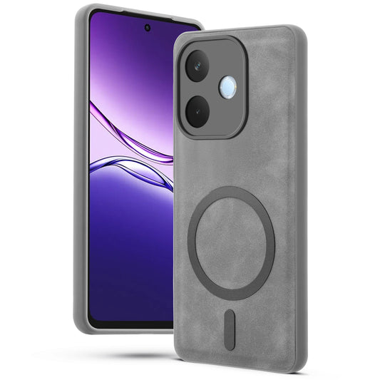 Cushion Grip Leather Case for Oppo A5 Pro 5G