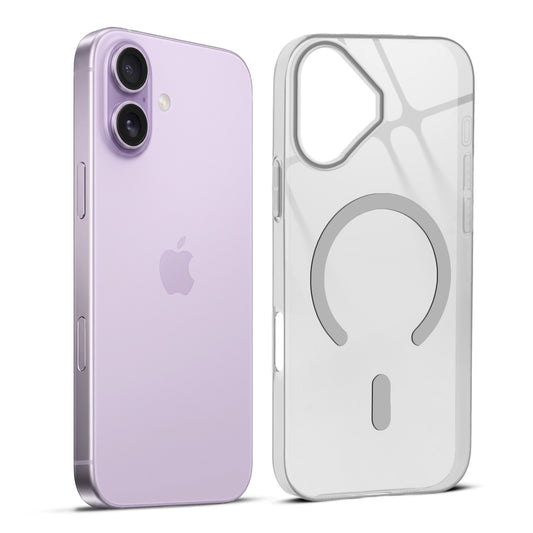 Anti-Yellow Colored Camera Line Case Support Wireless Charging Back Cover For Apple iPhone 17