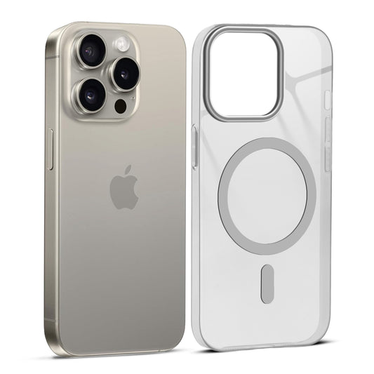 Anti-Yellow Scratch Resistant Case Support Wireless Charging Back Cover For Apple iPhone 15 Pro Max
