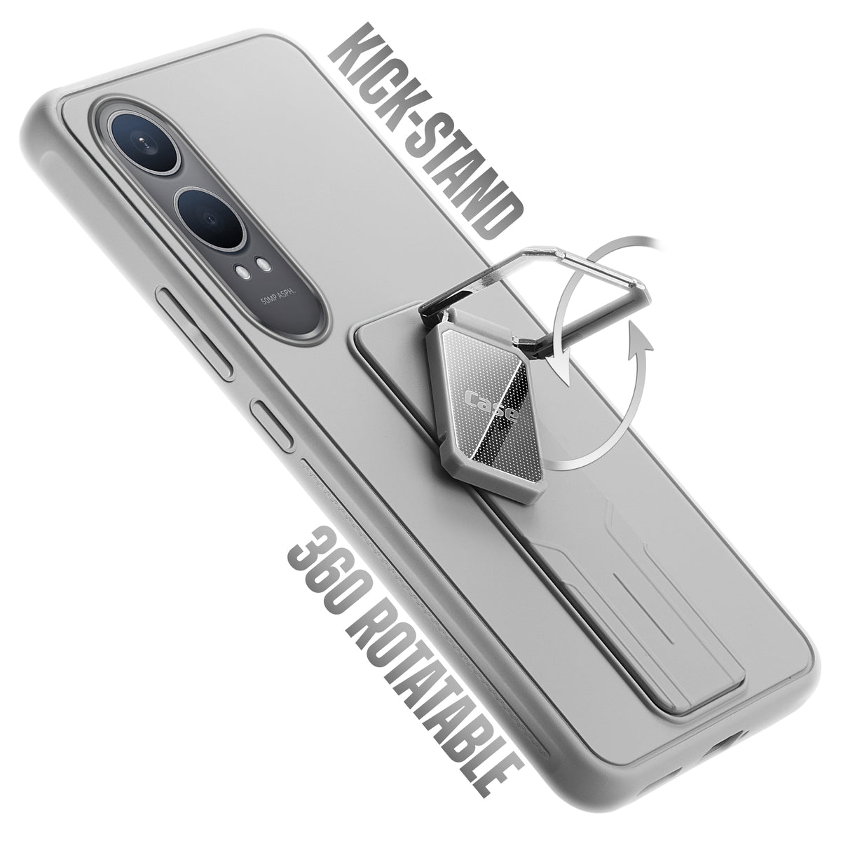 Silicone Case with Kickstand For OnePlus Nord CE 4 Lite 5G