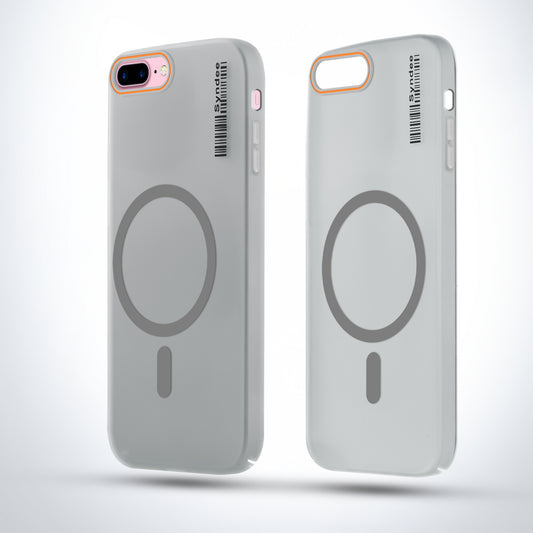 Colourful Frosted Matte Wireless Charging Support Back Cover Case for Apple iphone 8 Plus With Raised Camera Protection
