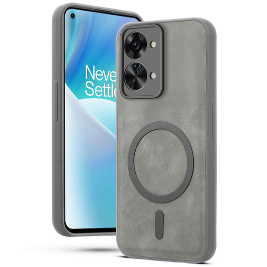 Cushion Grip Leather Case for OnePlus Nord 2T 5G