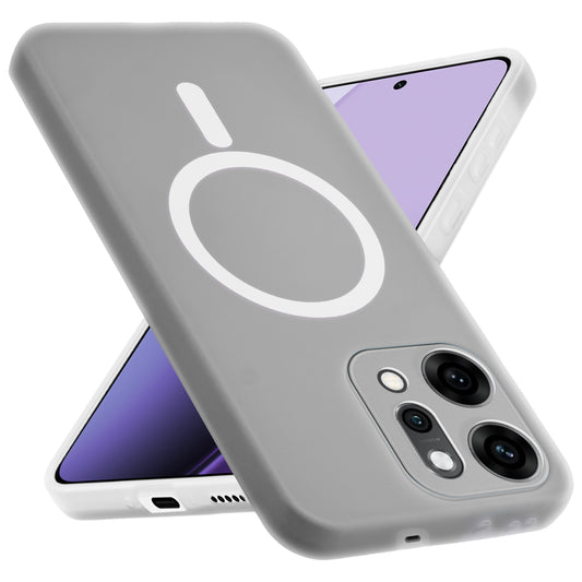 Classic Matte Silicone Back Case for Oppo Reno 14 Pro 5G