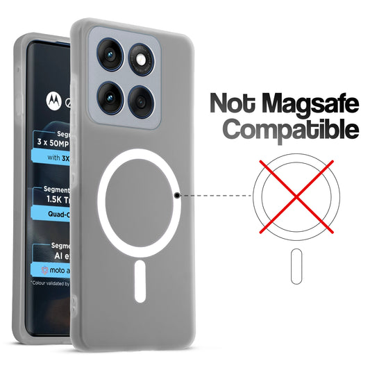 Classic Matte Silicone Back Case for Motorola Moto Edge 60 5G