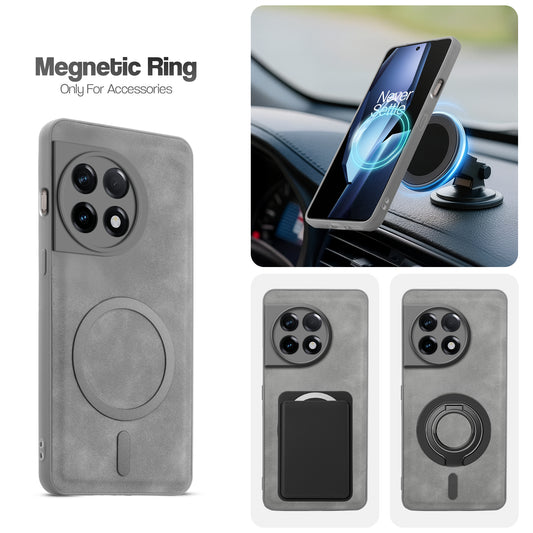 Cushion Grip Leather Case for OnePlus 11R 5G