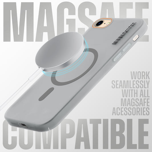 Colourful Frosted Matte Wireless Charging Support Back Cover Case for Apple iPhone 7 With Raised Camera Protection
