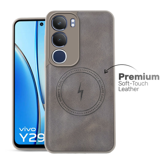 Refined PU Leather Case for Vivo Y29 5G