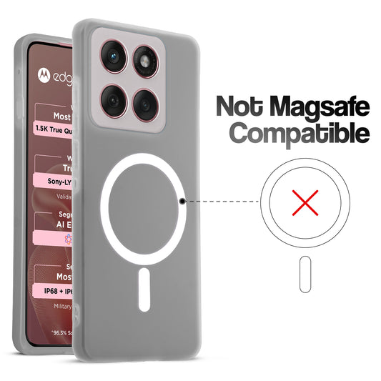 Classic Matte Silicone Back Case for Motorola Moto Edge 60 Fusion 5G