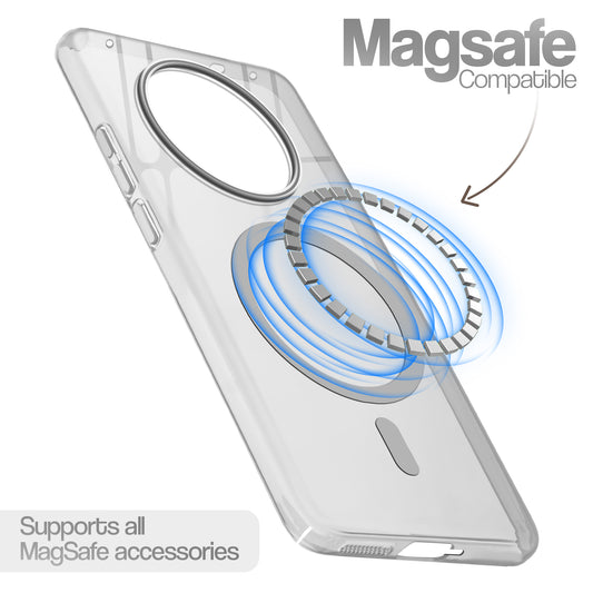 Anti-Yellow Scratch Resistant Case Support Magnetic Accessories Back Cover For Realme 14 Pro 5G
