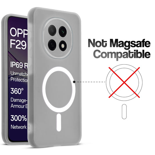 Classic Matte Silicone Back Case for Oppo F29 Pro 5G