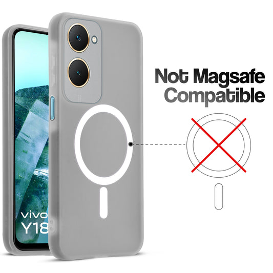 Classic Matte Silicone Back Case for Vivo Y18