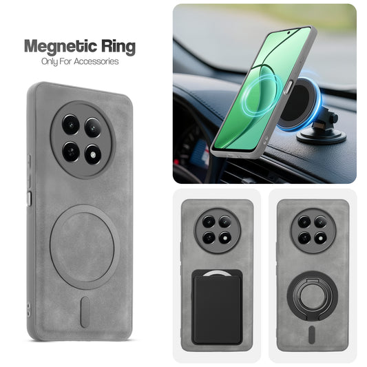 Cushion Grip Leather Case for Realme C65 5G