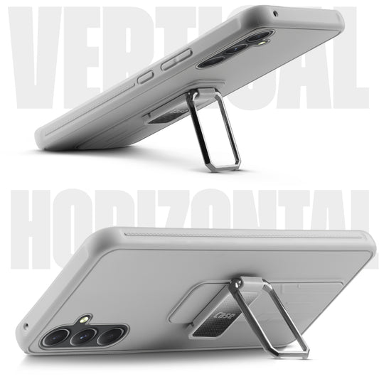 Premium Silicone Case with Metal Kickstand and Camera Protection Back Cover For Samsung A54 5G