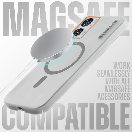 Colorful Frosted Matte MagSafe For Motorola Moto G96 5G