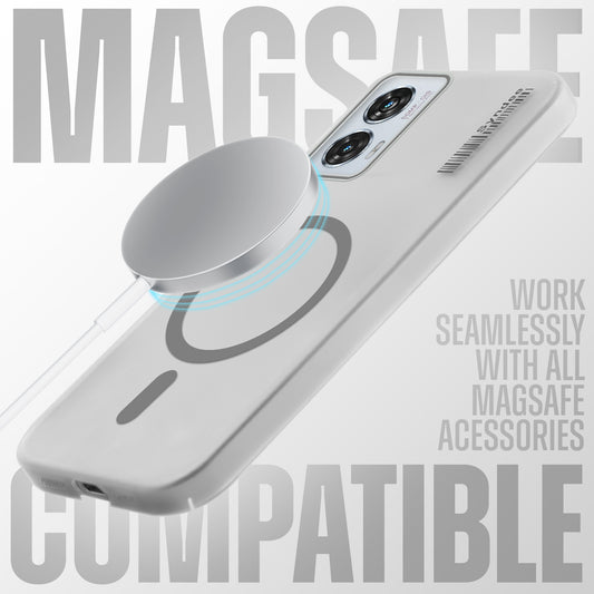 New Sleek Matte MagSafe Case For Motorola Edge 50 Fusion 5G
