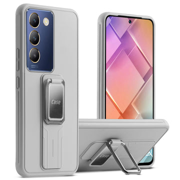 Silicone Case with Kickstand For Vivo Y200e 5G