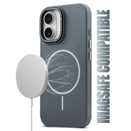 Stylish MagSafe Compatible Liquid Silicone Hard Back Case