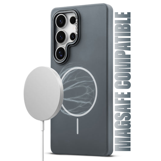 Stylish MagSafe Compatible Liquid Silicone Hard Back Case