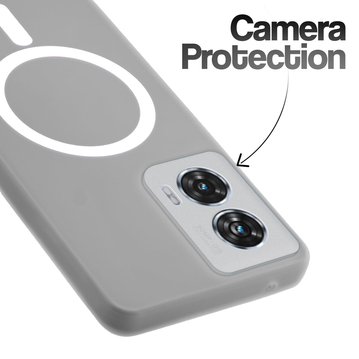 Classic Matte Silicone Back Case for Motorola Moto G96 5G