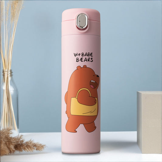 Cute Character Print Bottle