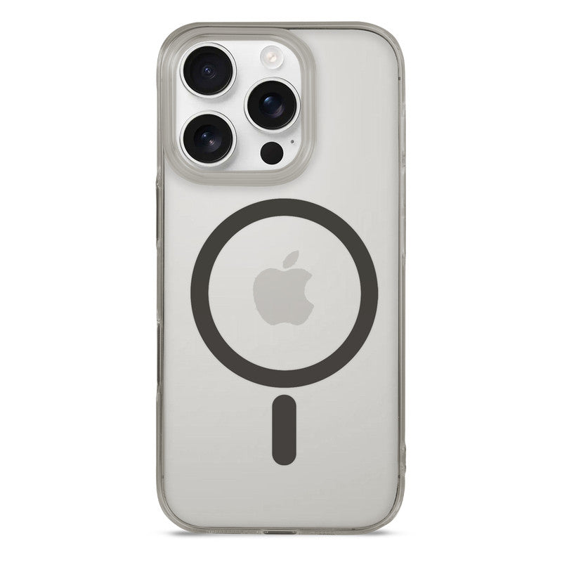 Colored Transparent Anti-Yellowing Wireless Charging Support Case For Apple iPhone 15 Pro Max