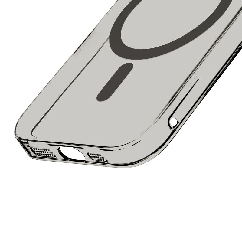 Colored Transparent Anti-Yellowing Wireless Charging Support Case For Apple iPhone 15 Pro Max